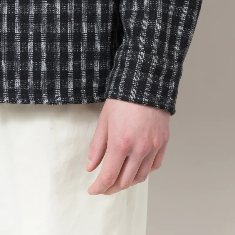 FORMER Vivian Flannel Long Sleeve Shirt Worn Black-7