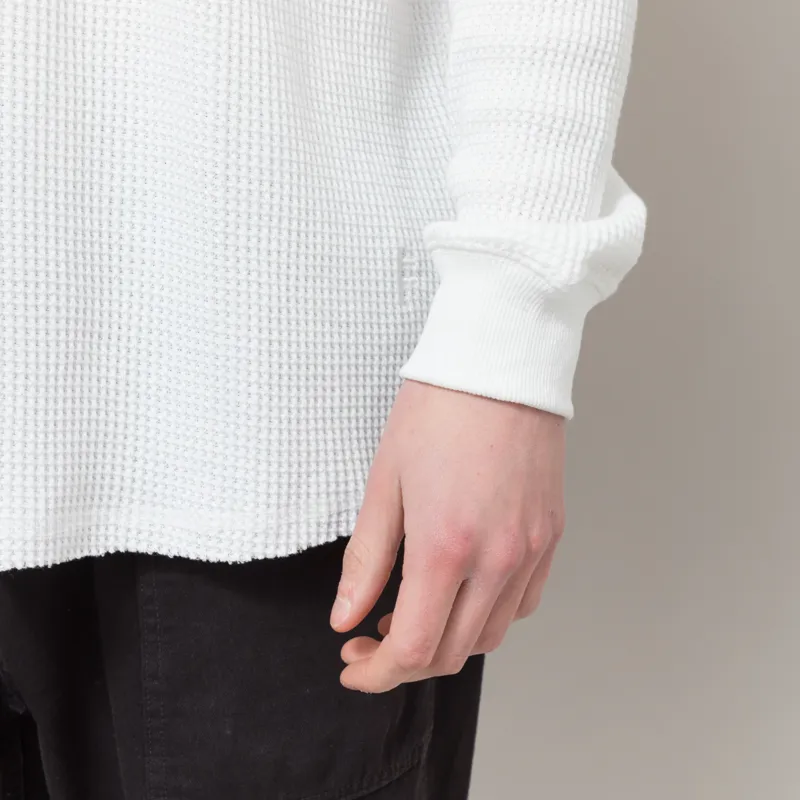 FORMER AG Raglan Waffle Long Sleeve Bone-6