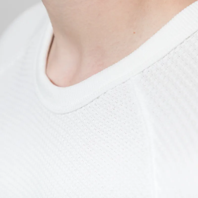 FORMER AG Raglan Waffle Long Sleeve Bone-4