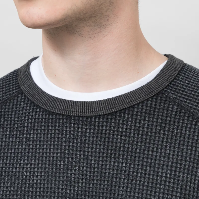 FORMER AG Acid Waffle Long Sleeve Black-3