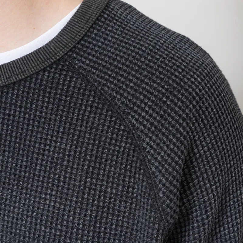 FORMER AG Acid Waffle Long Sleeve Black-4