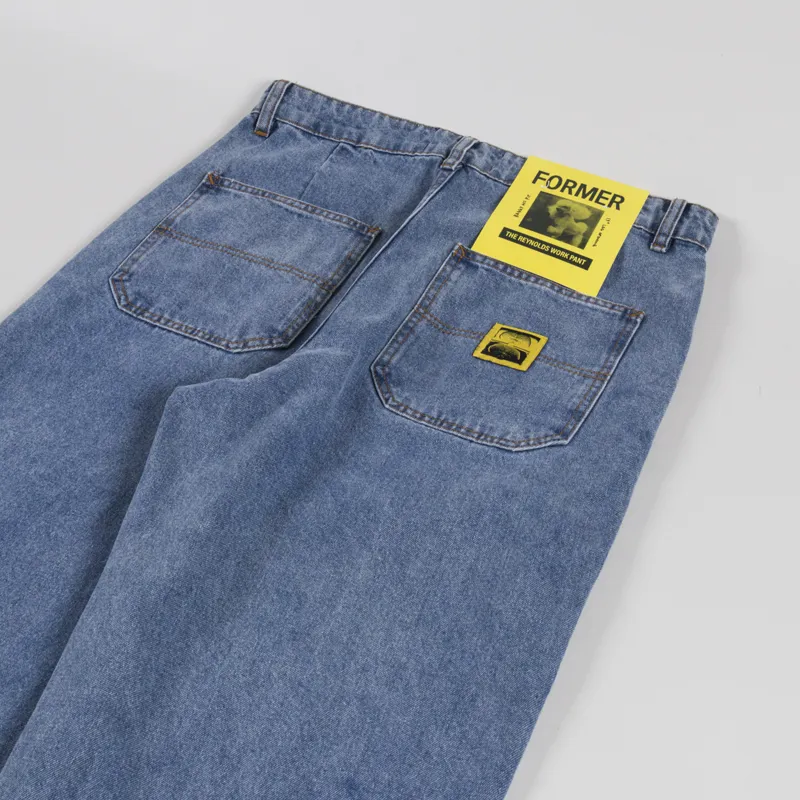 FORMER Reynolds Denim Pants Mid Blue-5