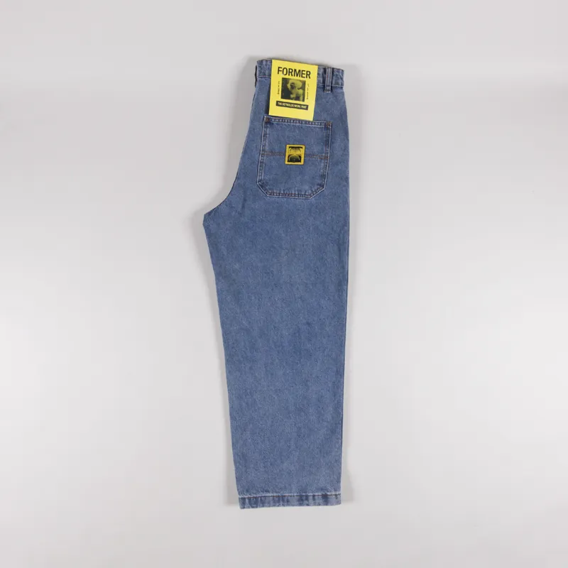 FORMER Reynolds Denim Pants Mid Blue-2