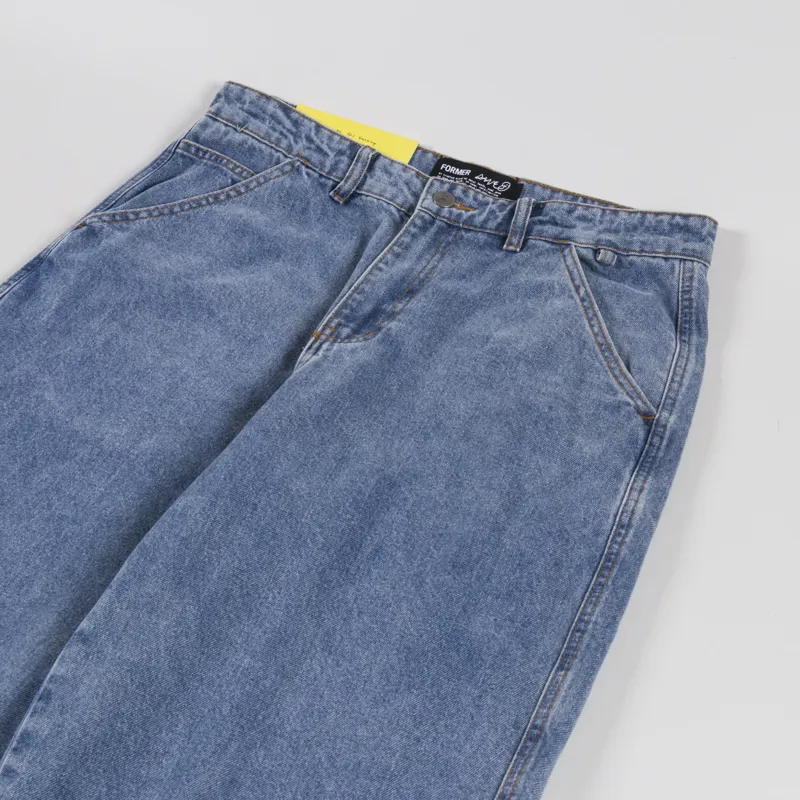 FORMER Reynolds Denim Pants Mid Blue-6