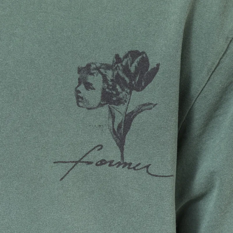 FORMER Hush T Shirt Washed Pine-4