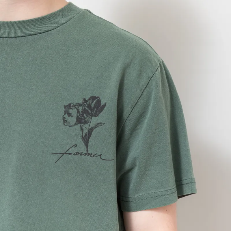 FORMER Hush T Shirt Washed Pine-3