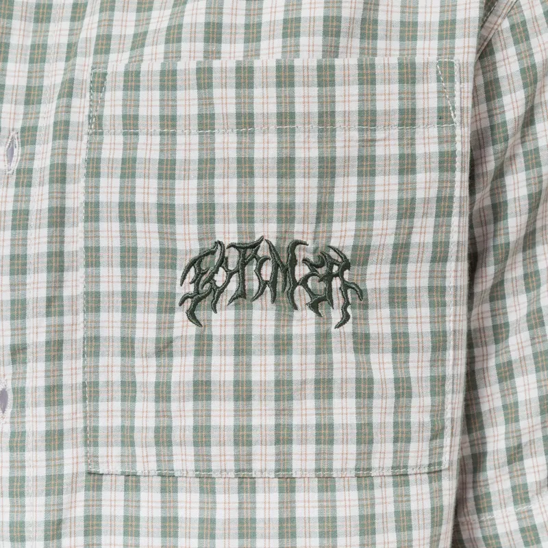 FORMER Vivian Check Shirt Pine-6