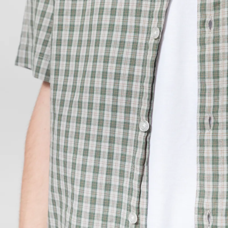 FORMER Vivian Check Shirt Pine-5