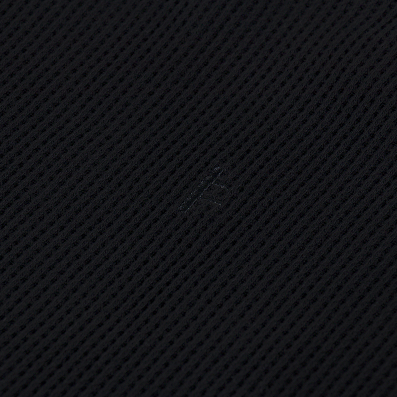 FORMER Franchise Waffle Long Sleeve T Shirt Black-4