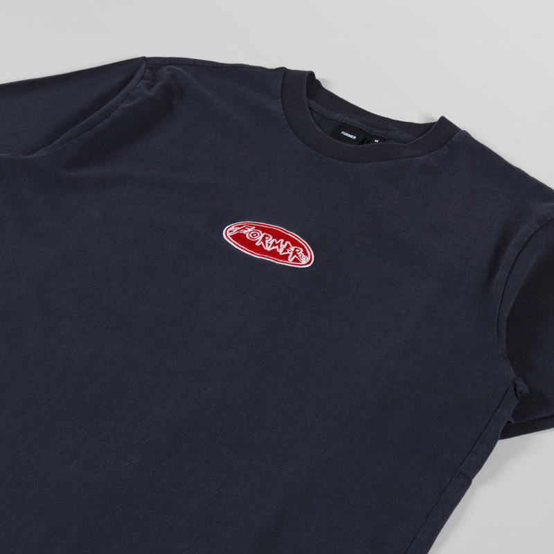 FORMER Flatline T Shirt Washed Black-1