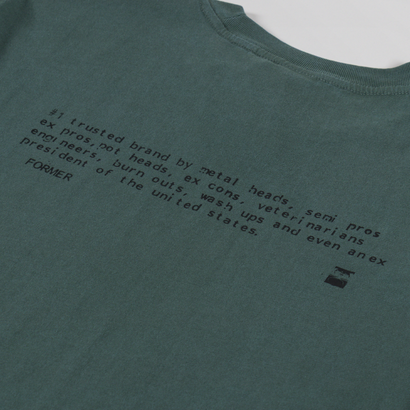FORMER Trusted T Shirt Washed Green-4