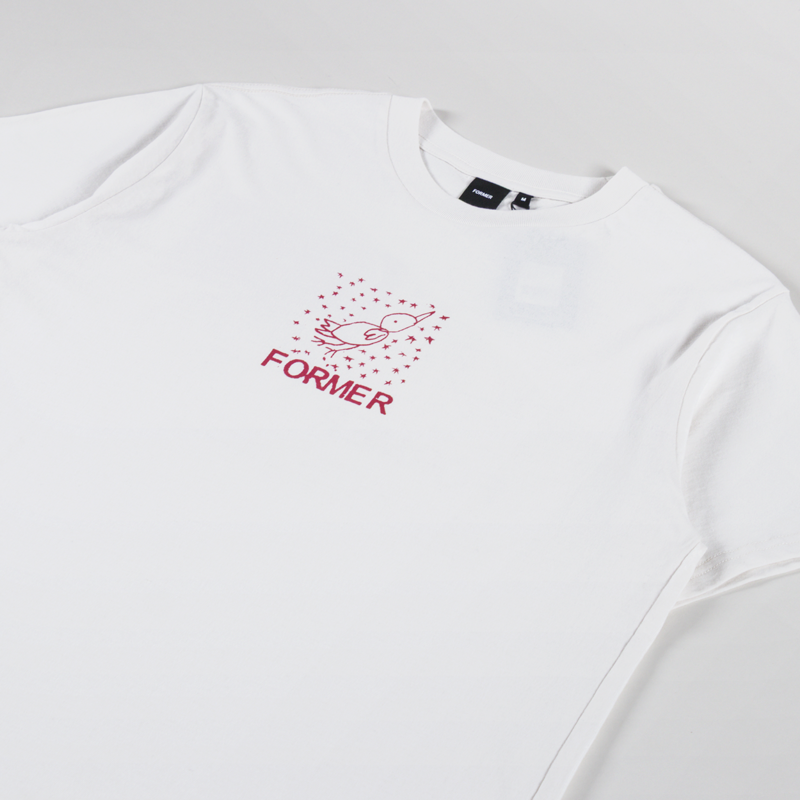 FORMER Free Crux T Shirt Bone-3