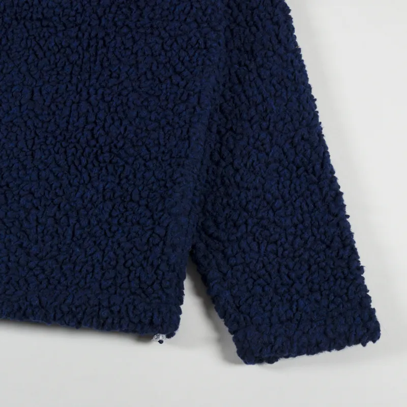 Folk Boxy Funnel Fleece Navy-5