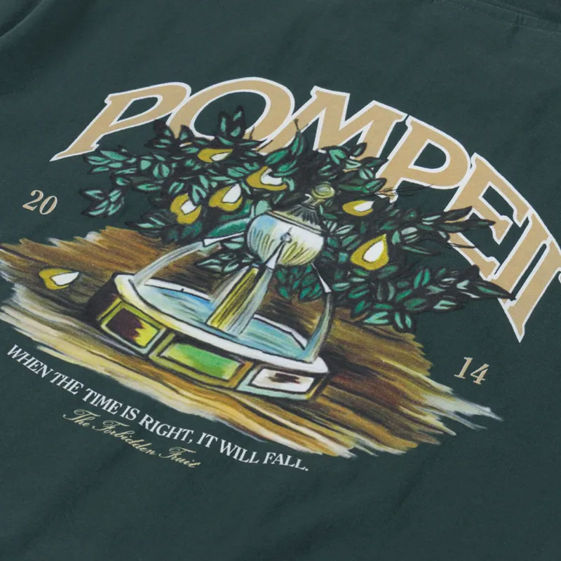 Pompeii Fountain T Shirt Pine-4