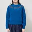 Lowie Womens Fair Isle Yoke Jumper Blue