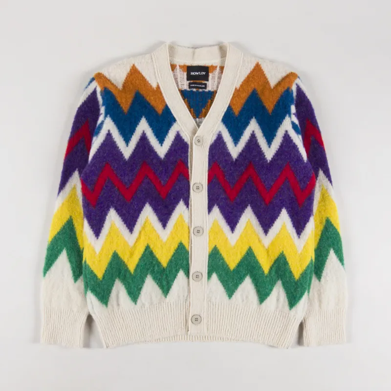 Howlin' Fire In The Mind Cardigan Ecru