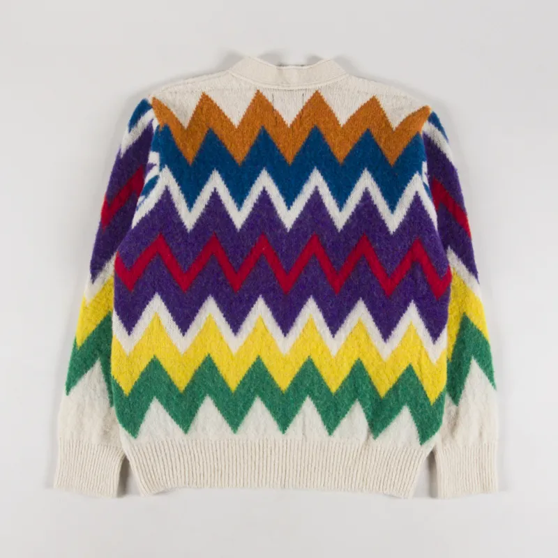 Howlin' Fire In The Mind Cardigan Ecru-1