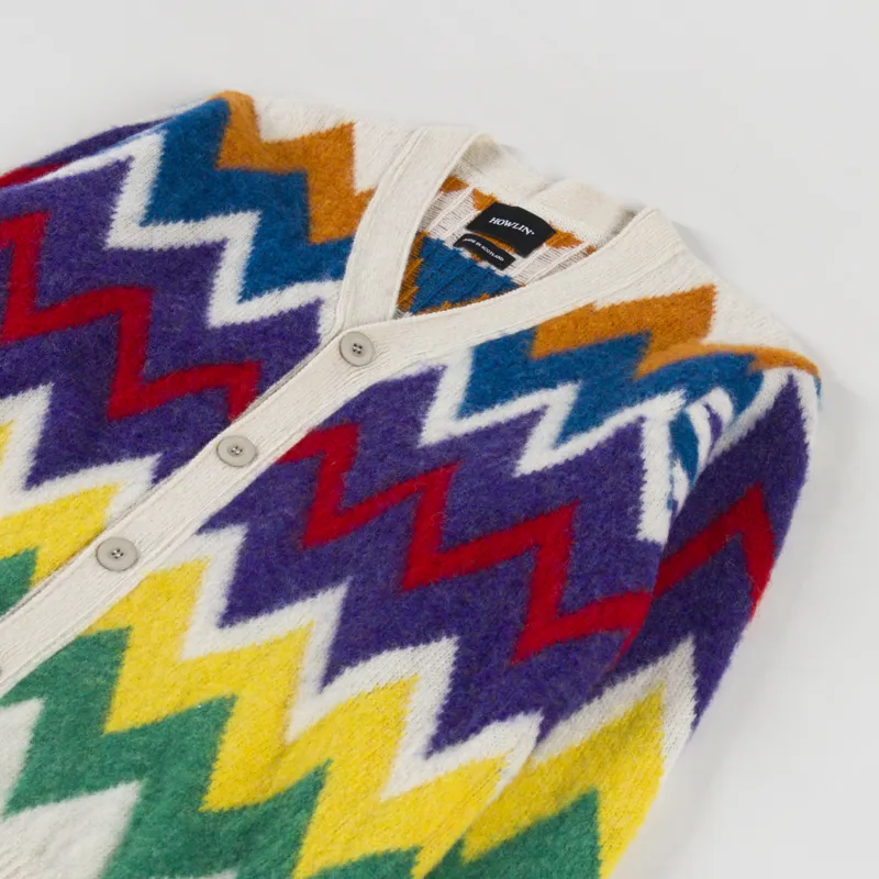 Howlin' Fire In The Mind Cardigan Ecru-2