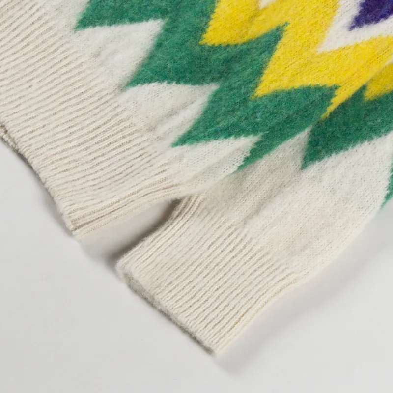 Howlin' Fire In The Mind Cardigan Ecru-5