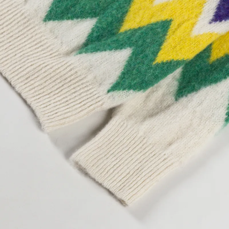 Howlin' Fire In The Mind Cardigan Ecru-6