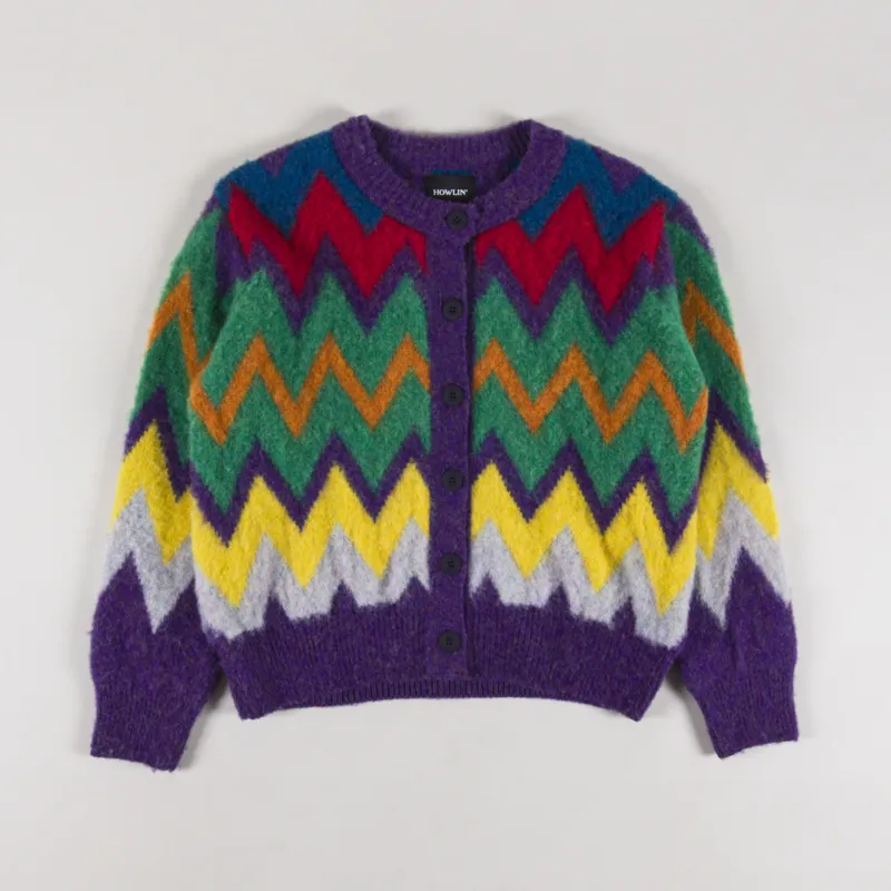 Howlin' Womens Frozen Laughter Cardigan Lavender-4