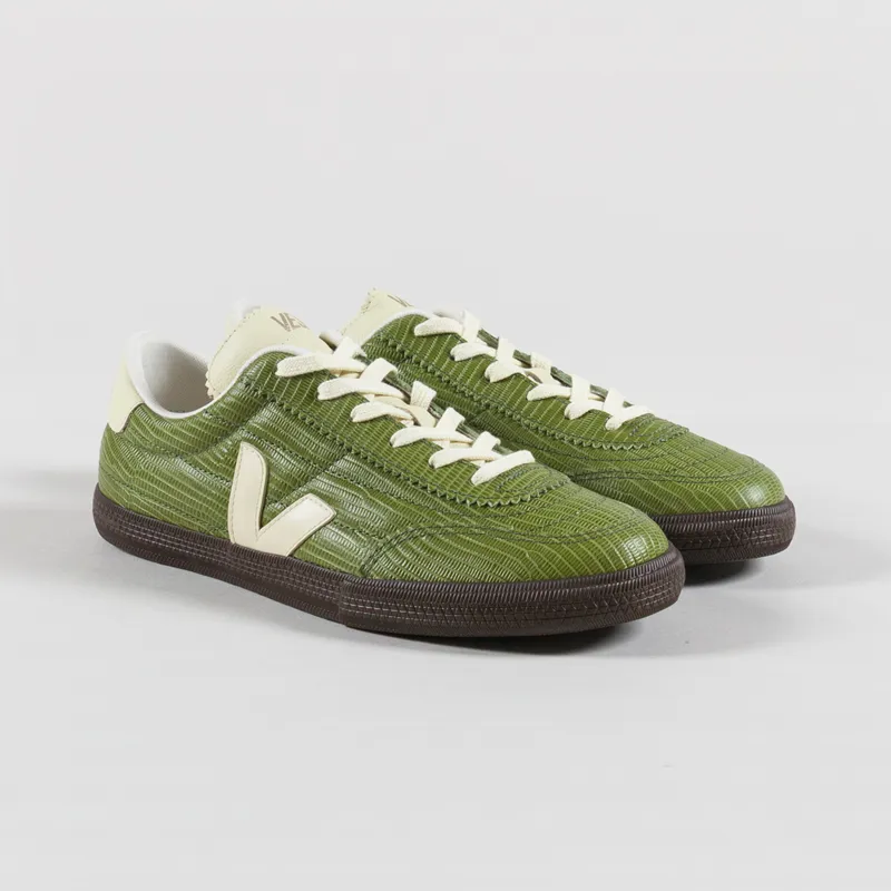 Veja Womens Panenka OT Leather Shoes Dragon Leather Kiwi