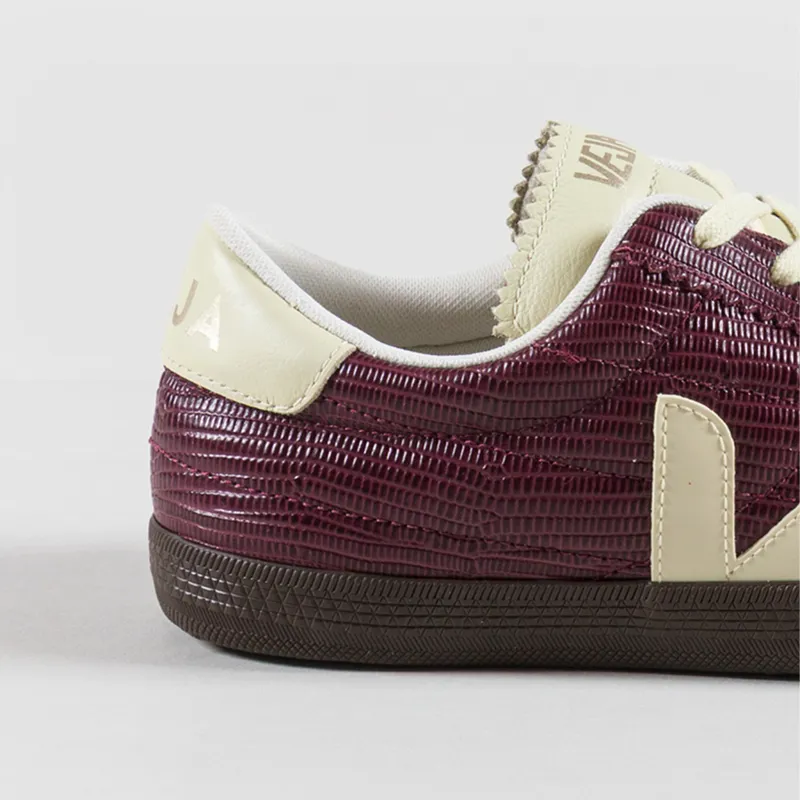 Veja Womens Panenka OT Leather Shoes Dragon Leather Amarante-4