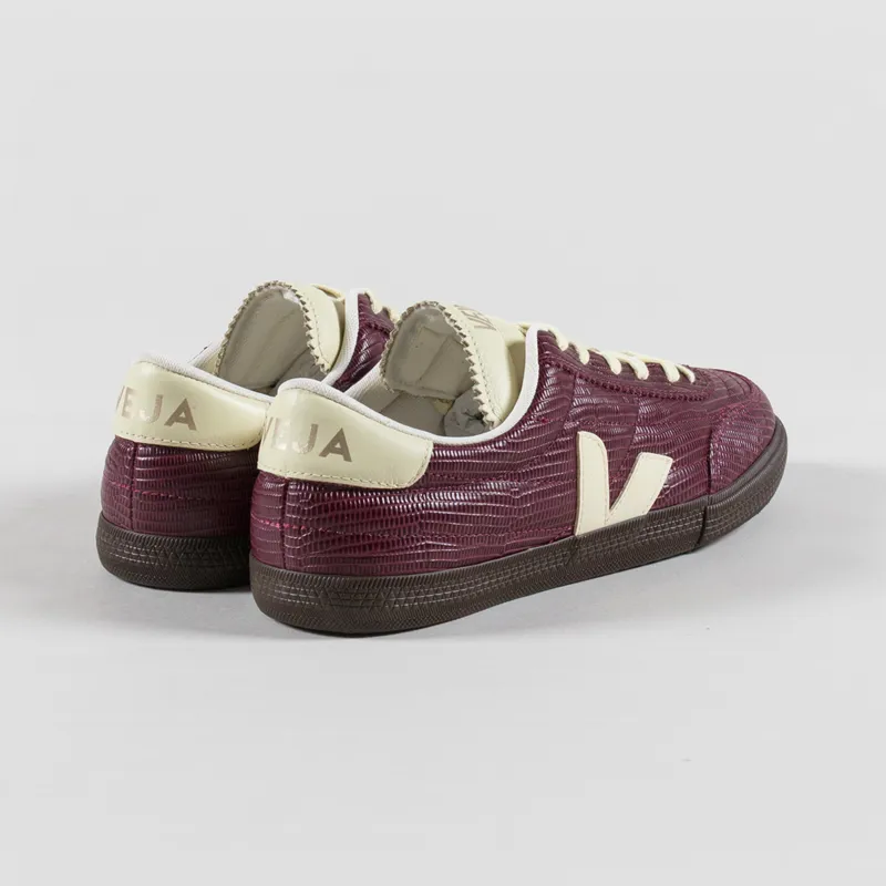 Veja Womens Panenka OT Leather Shoes Dragon Leather Amarante-1