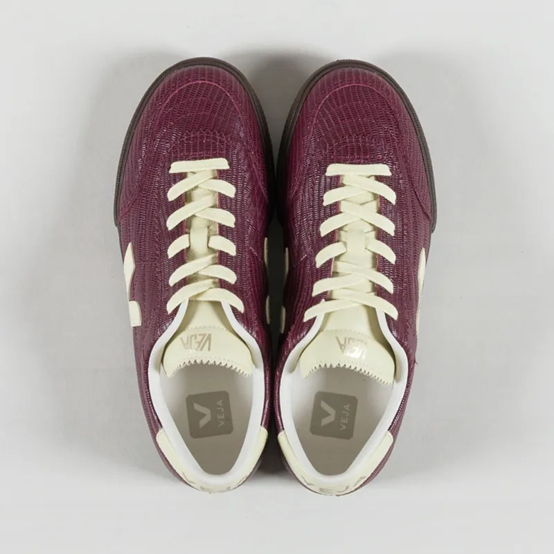 Veja Womens Panenka OT Leather Shoes Dragon Leather Amarante-6