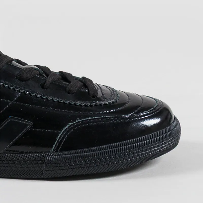 Veja Womens Panenka OT Leather Shoes Patent Leather Black-5