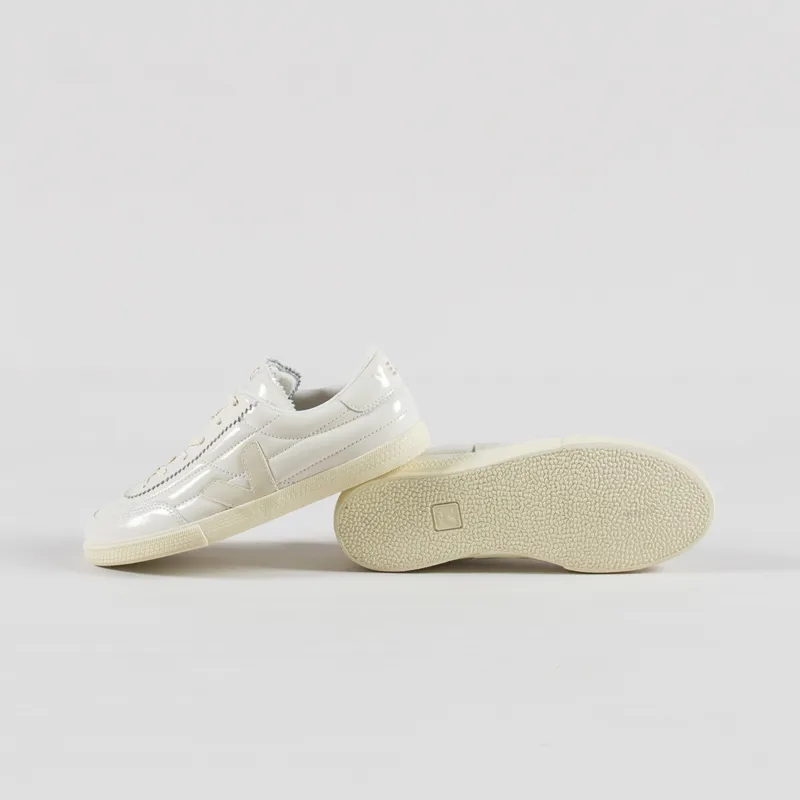 Veja Womens Panenka OT Leather Shoes Patent Leather Off White Natural-3