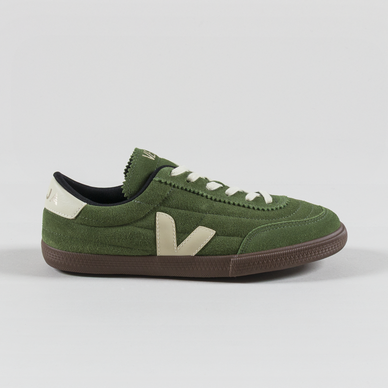 Veja Womens Panenka Suede Shoes Militar Pierre Bark-2