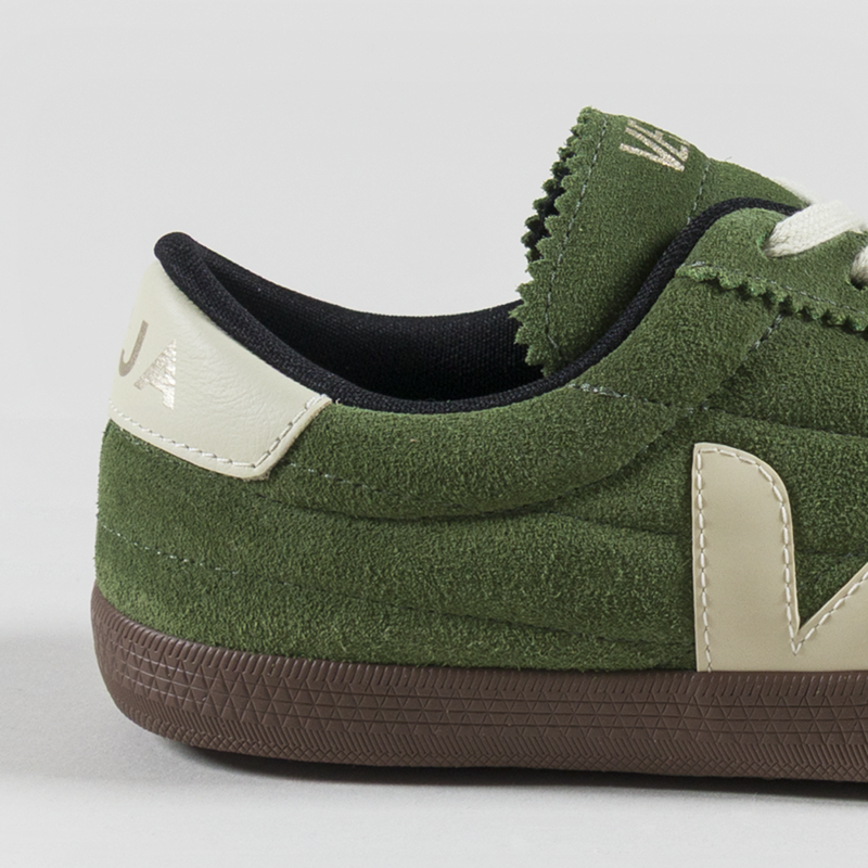 Veja Womens Panenka Suede Shoes Militar Pierre Bark-4