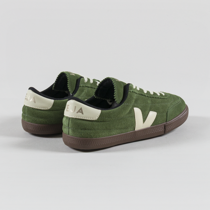 Veja Womens Panenka Suede Shoes Militar Pierre Bark-1