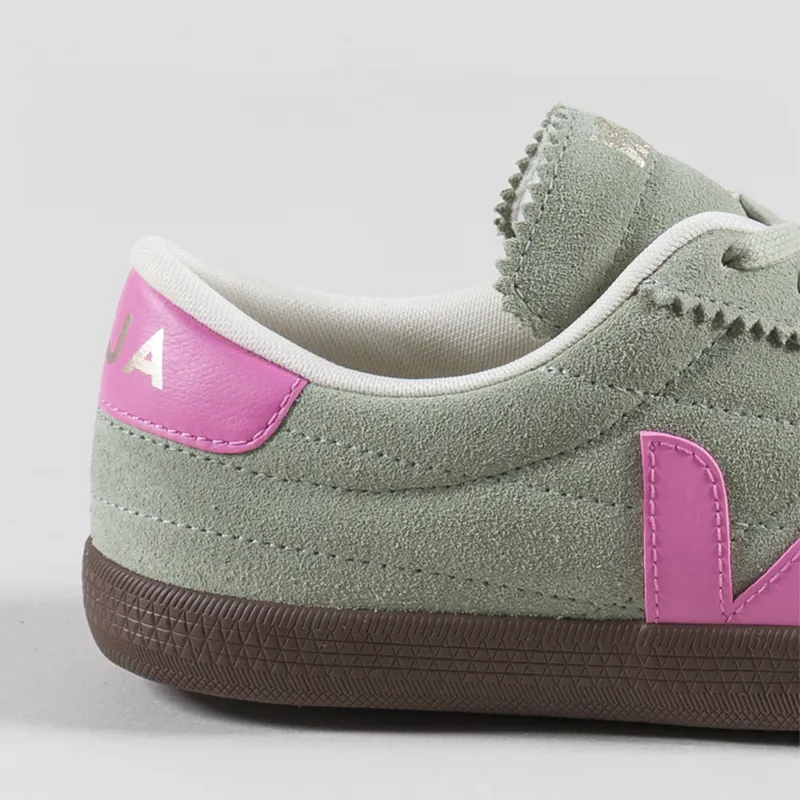Veja Womens Panenka Suede Shoes Clay Malibu Bark-4