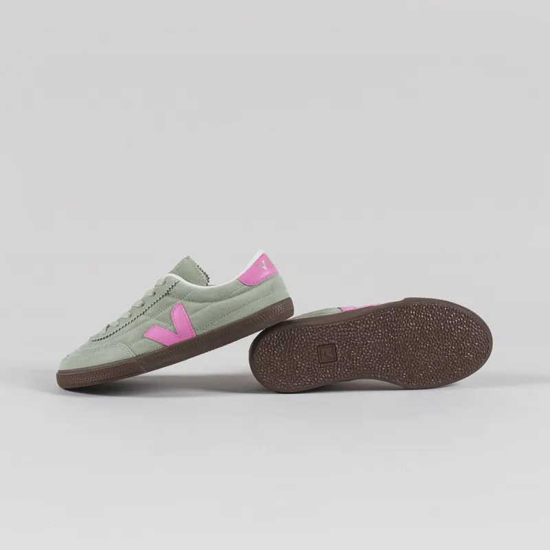 Veja Womens Panenka Suede Shoes Clay Malibu Bark-3
