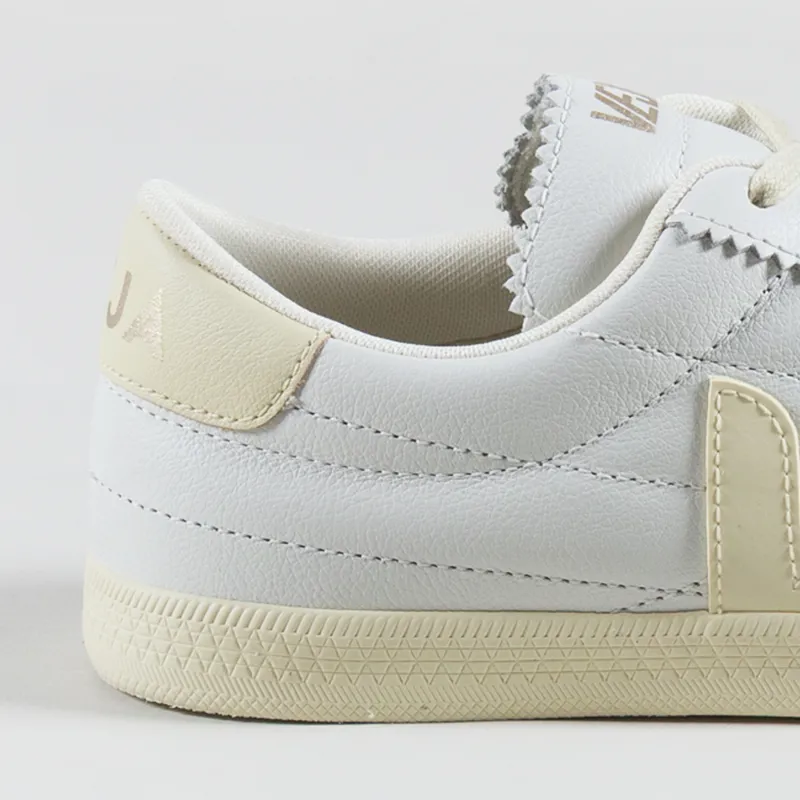 Veja Womens Panenka OT Leather Shoes White Calcaire-4