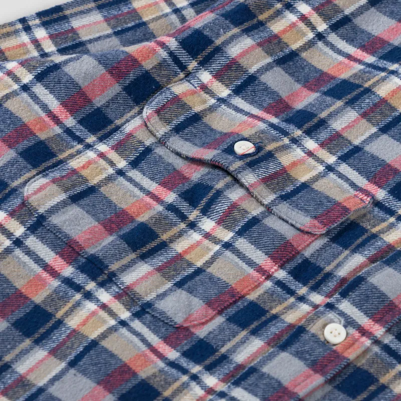 Adsum Classic Plaid Workshirt Green Check-7