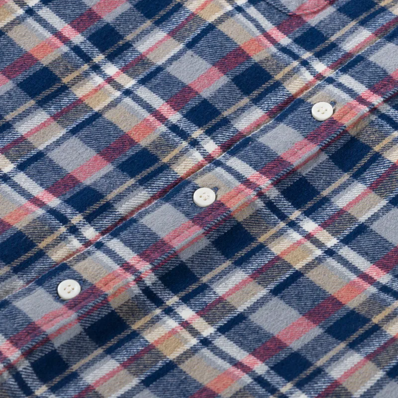 Adsum Classic Plaid Workshirt Green Check-6