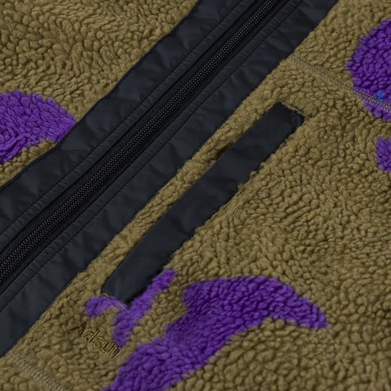 Adsum Expedition Fleece Green Jacquard-7