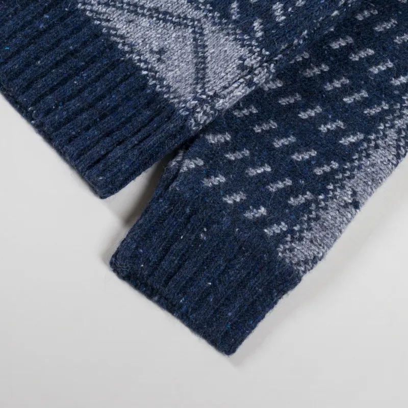 Adsum Logo Knit Crewneck Blue-6