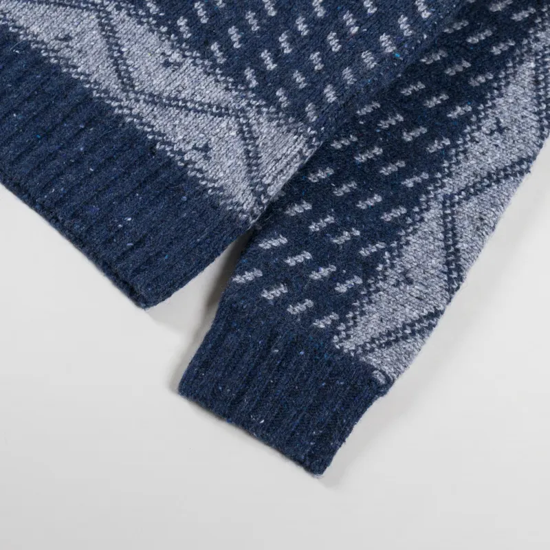 Adsum Logo Knit Crewneck Blue-5