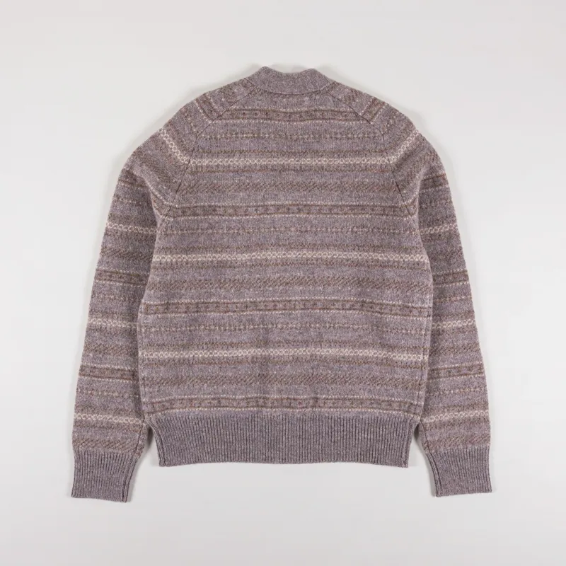 Adsum Nordic Cardigan Brown-1