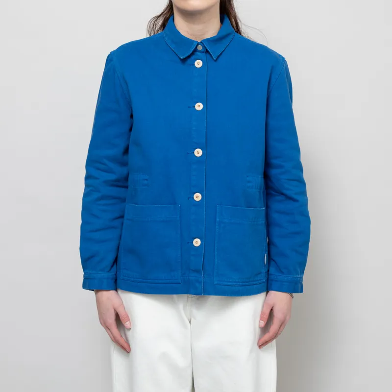 Folk Womens Assembly Jacket Cobalt Twill