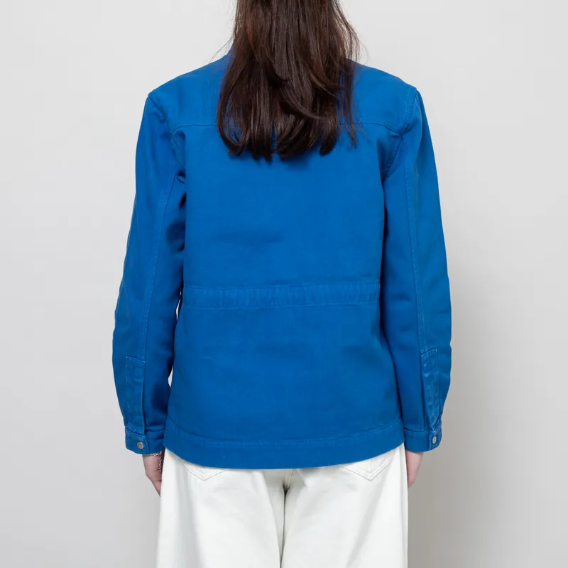 Folk Womens Assembly Jacket Cobalt Twill-3