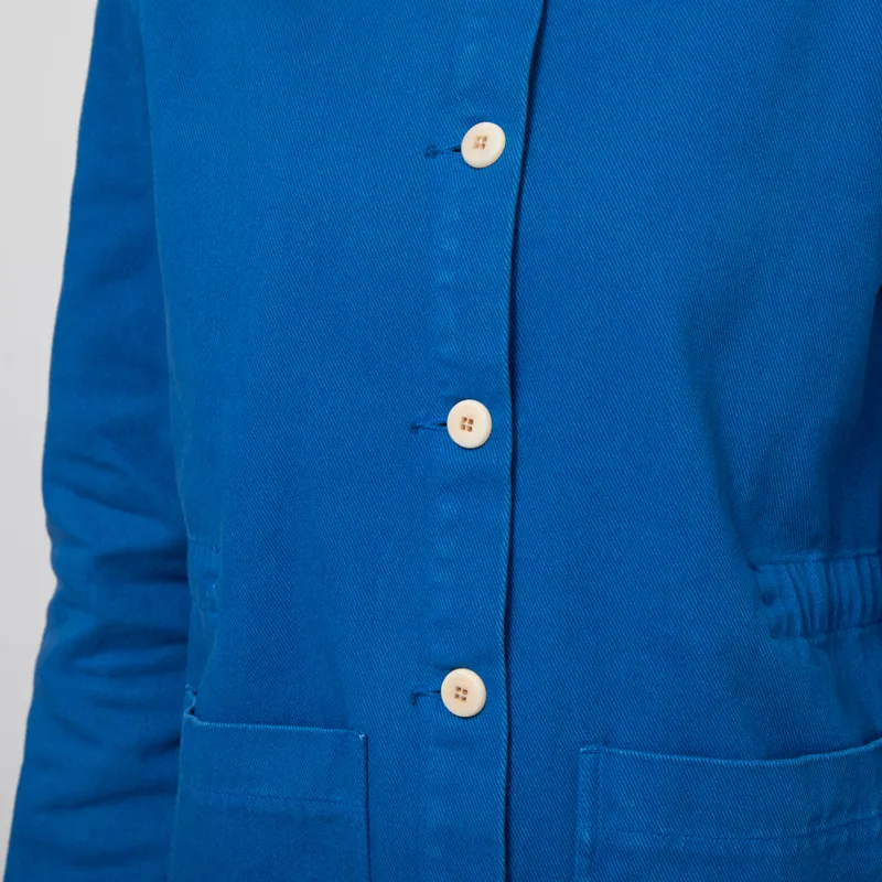 Folk Womens Assembly Jacket Cobalt Twill-6