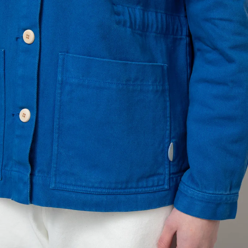 Folk Womens Assembly Jacket Cobalt Twill-7