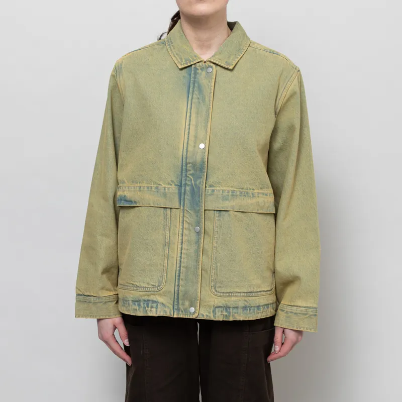 Folk Womens Blouson Bleached Denim
