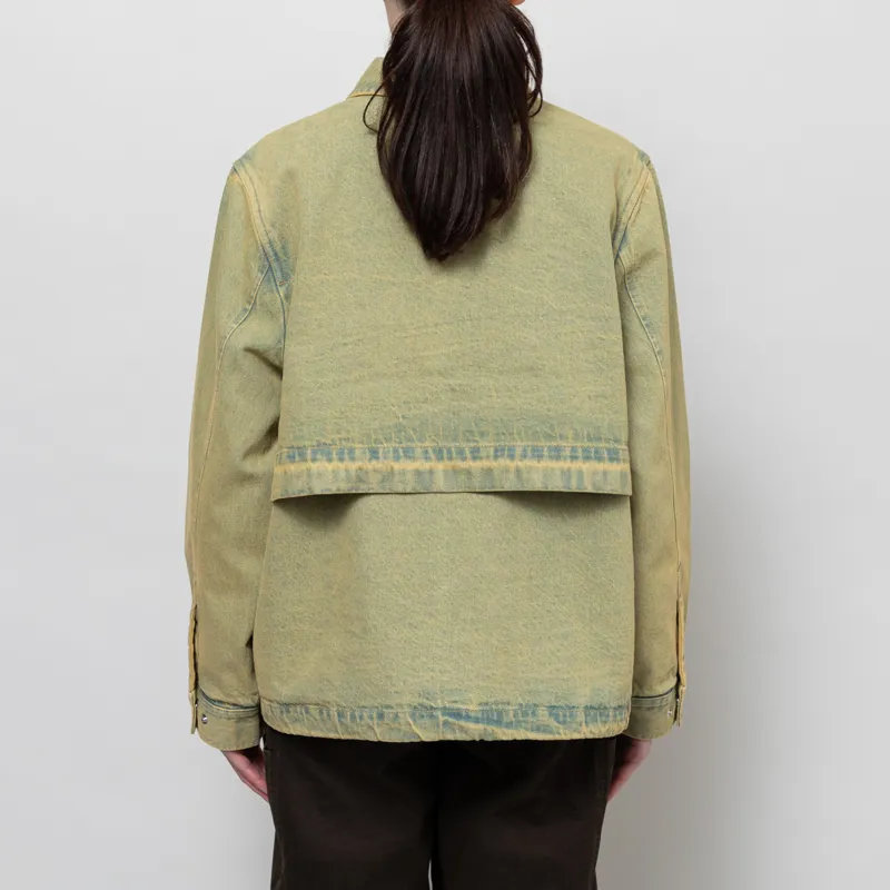 Folk Womens Blouson Bleached Denim-4