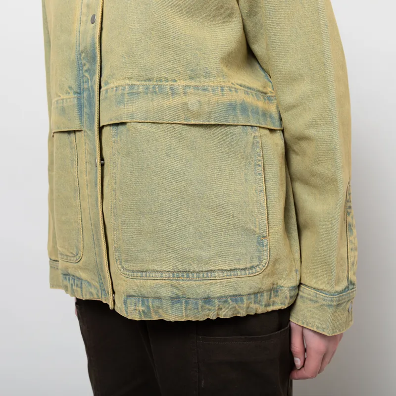 Folk Womens Blouson Bleached Denim-9